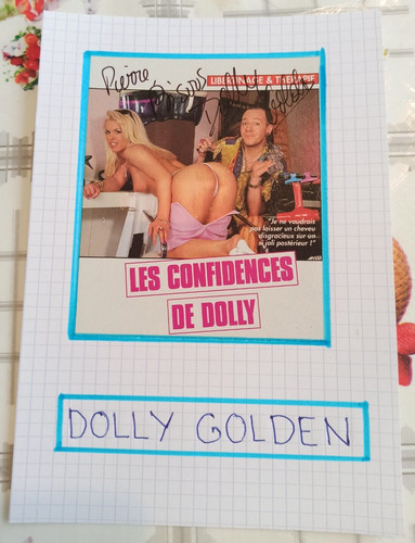 Autographe dolly golden - autographe, sur