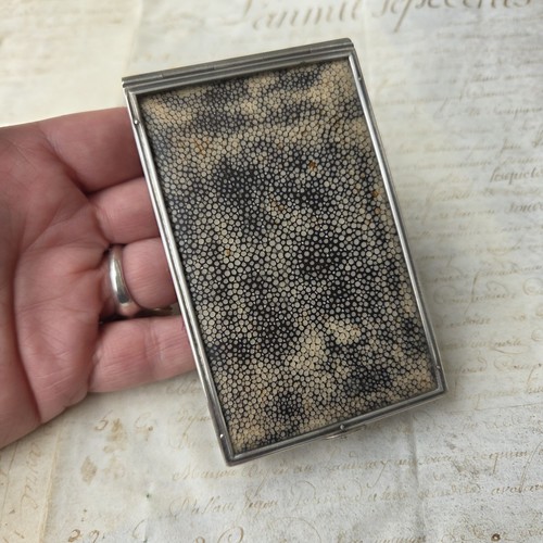 Etui cartes galuchat xixè - cartes,