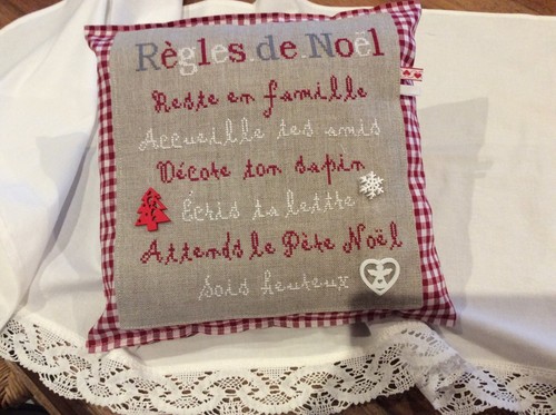 Coussin décoratif noël avec - coussin,
