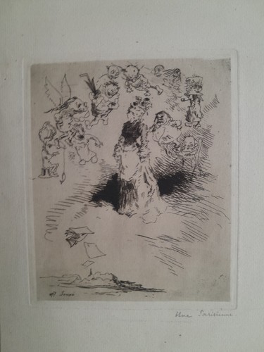 Gravure ancienne une - ancienne,