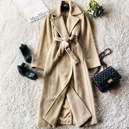 Manteau ceinturé laine - manteau,