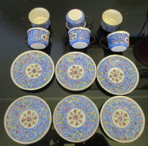 Vtg hand painted persian - hand,