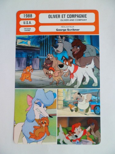 Carte fiche cinema - fiche, oliver