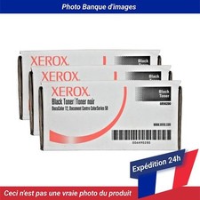 Xerox DocuColor 12 (Box of 4) Toner Black 3 Pack