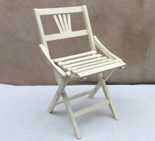 CHAISE PLIANTE ENFANTS - FAUTEUIL - BOIS - ANCIEN - VINTAGE