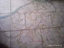 road map road war Flanders Ferrari Chaumier 1793 Belgium