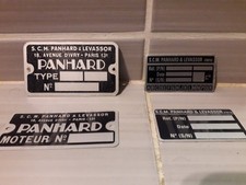 lot de plaque constructeur