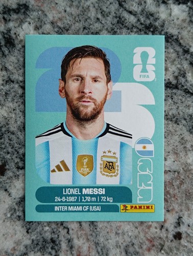 Lionel messi sticker - sticker, panini