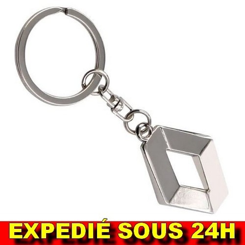 Porte clés voiture métal - porte,
