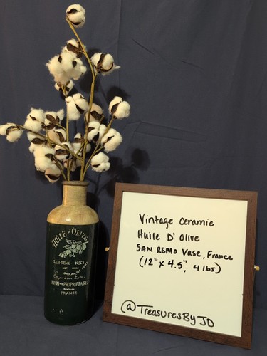 Vintage ceramic huile olive - vintage,
