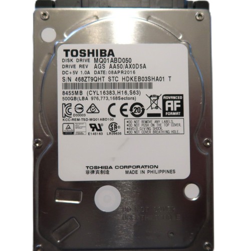 Toshiba mq01abd050 - toshiba,