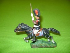 HARDSO GENDARME A HORSE IN COMPOSITION TYPE ELASTOLIN-LINEOL-SOLID