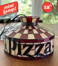 OMG MINI 12" *Plug-in* Pizza Hut Tiffany Style Ceiling Lamp FREE SHIPPING!!