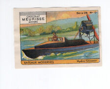 Chromo boats modern hydro-slide 1934s Pub: Meurisse 1934s
