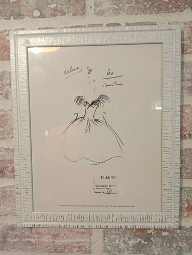 Croquis sous verre robe - croquis,