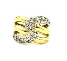 MAGNIFIQUE BAGUE OR 18 CARATS