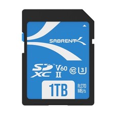 SD UHS-II Memory Card SABRENT Rocket V60 R288MB/s W195MB/s