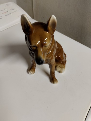 Chien porcelaine saxe - de,