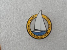 PIN S CACOLAC D AQUITAINE VENDEE GLOBE SAILBOAT