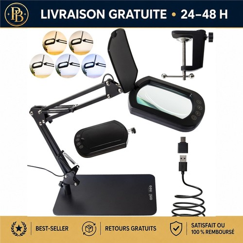 Lampe loupe led sur - lampe, 10x