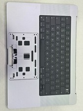 TOP CASE APPLE A2485 Macbook pro 16" Gris  Clavier QWERTY INTERNATIONAL keyboard