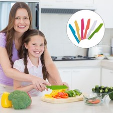  6 pièces enfants coupe-fruits coupe-pain en plastique outils de coupe de