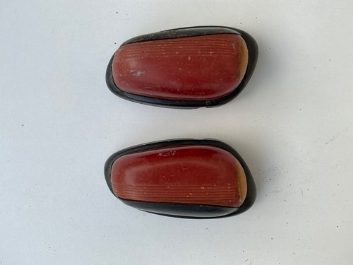 Paire cabochons feux - cabochons, de