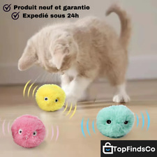 Balle Interactive intelligente pour chat, jeux chasse animaux compagnie