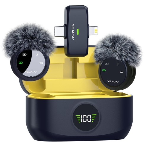 Microphone sans fil - fil, 2-en-1
