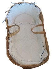 Couffin En Osier Vintage