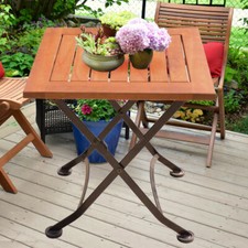 Extérieur Table Bistrot Acier