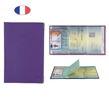 Porte papiers voiture Violet