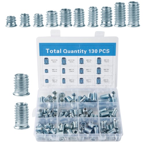 130 pièces insert fileté - 130,