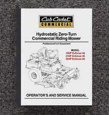 44 48 54 Service Manual Cub Cadet Hydrostatic Commercial Zero Turn Enforc