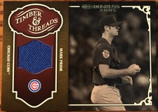 2005 Donruss Timber & Threads Jersey Mark Prior #TT-27 Chicago Cubs