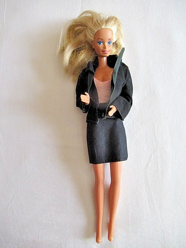 Barbie tailleur jupe - barbie, noir