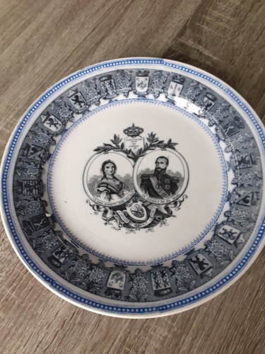 Assiette porcelaine boch - assiette,