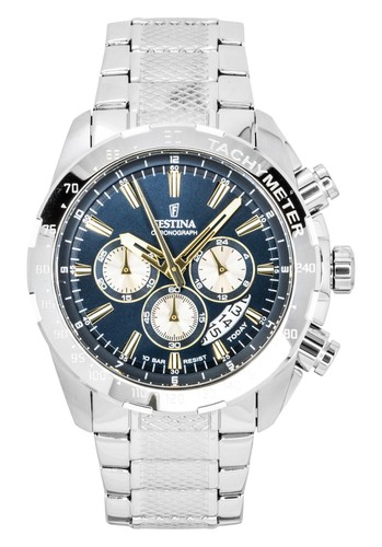 Montre festina timeless bleu - montre,
