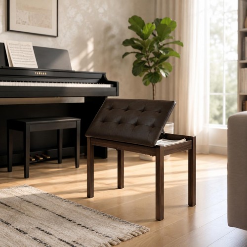 Banc piano rangement facile - rangement, à