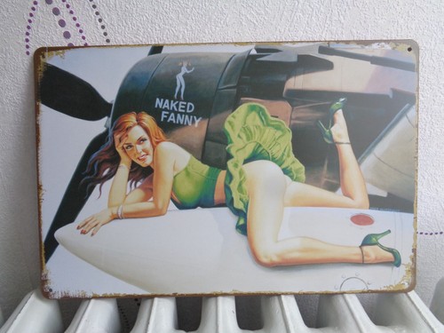 Tole metal pin - tole, avion