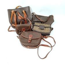 Celine   Hand Bag Shoulder Bag 5 set Brown PVC 4253578