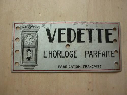 Ancienne petite plaque