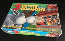 Jeu de société 3 PETITS COCHONS  vintage  édition TACTIC 1996  COMPLET  TBE