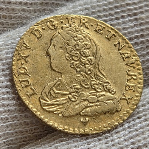Monnaie france louis 1 - xv,, 1/2