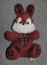 Doudou lapin bordeaux - lapin,