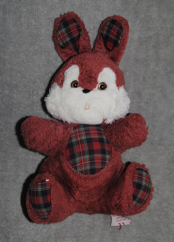 Doudou lapin bordeaux - 🍀doudou,
