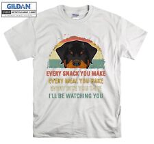 Rottweiler Watching You T-shirt Gift Hoodie T shirt Men Women Unisex A214