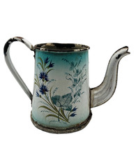 Cafetière émaillée décor