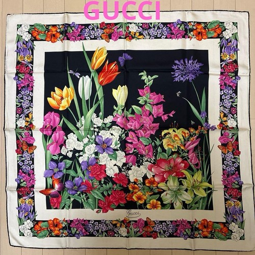 Foulard gucci soie imprimé - foulard,
