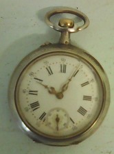 Montre à gousset en argent à